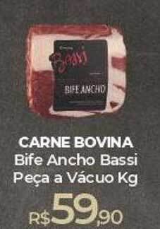 Peg Pese Carne bovina bife ancho bassi peça a vácuo oferta