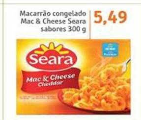 Sonda Macarrão congelado mac & cheese seara sabores oferta