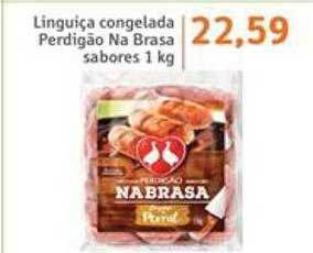 Sonda Linguiça congelada perdigão na brasa sabores oferta