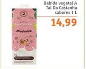 Sonda Bebida vegetal a tal da castanha sabores oferta