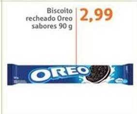 Sonda Biscoito recheado oreo sabores oferta