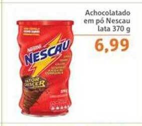 Sonda Achocolatado em pó nescau oferta