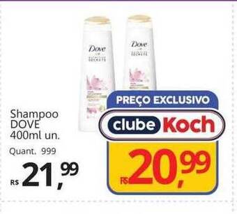 Supermercados Koch Shampoo dove oferta