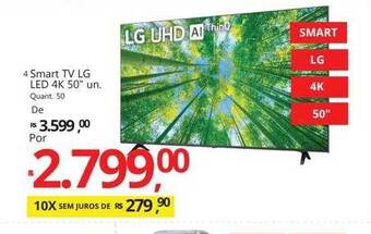 Supermercados Koch Smart tv lg led 4k 50 oferta