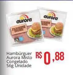 Hamúrguer Aurora Misto Congelado 56g