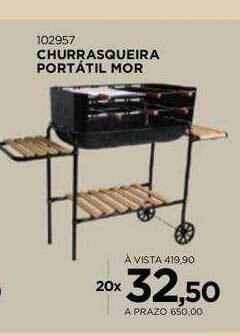 Benoit Churrasqueira portátil mor oferta