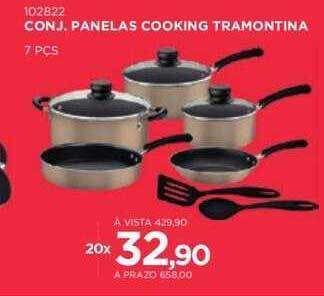 Benoit Conj. panelas cooking tramontina oferta