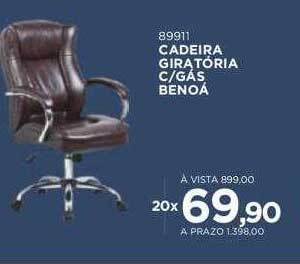 Benoit Cadeira giratória c gás benoá oferta
