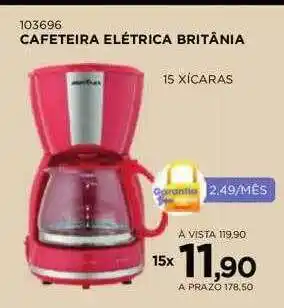 Benoit Cafeteira elétrica britânia oferta
