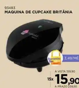 Benoit Maquina de cupcake britânia oferta