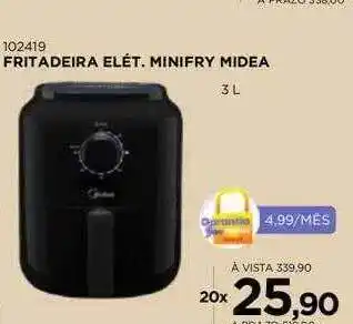 Benoit Fritadeira elét. minifry midea oferta