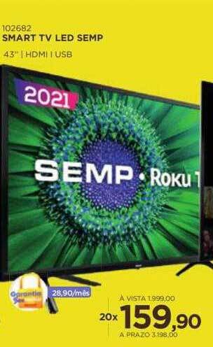 Smart tv led semp