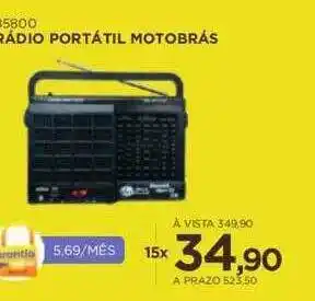 Benoit Rádio portátil motobrás oferta