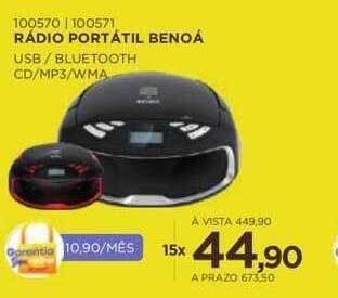 Benoit Rádio portátil benoá oferta