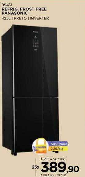 Benoit Refrig. frost free panasonic oferta