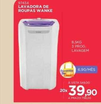 Benoit Lavadora de roupas wanke oferta