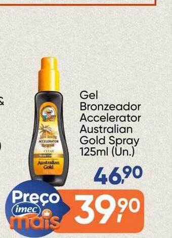 Gel bronzeador accelerator australian gold spray