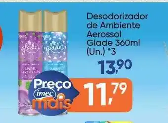 Imec Supermercados Desodorizador de ambiente aerossol glade oferta