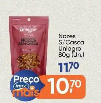Imec Supermercados Nozes s casca uniagro oferta