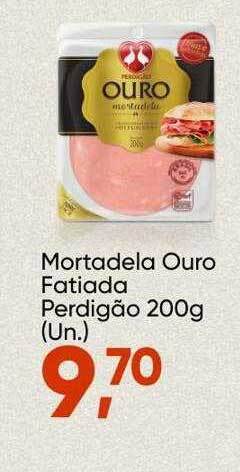 Imec Supermercados Mortadela ouro fatiada perdigão oferta