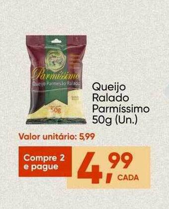 Imec Supermercados Queijo ralado parmíssimo oferta