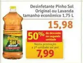 Sonda Desinfetante pinho sol original ou lavanda tamanho econômico oferta