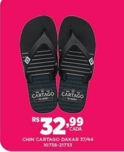 Chinelos cartago dakar 37/44