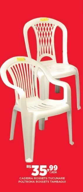 DB Supermercados Cadeira rossets tucunare oferta