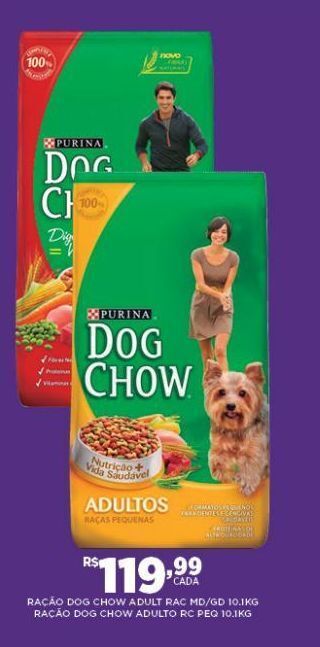Ração para cães dog chow adult md/gd 10,1kg