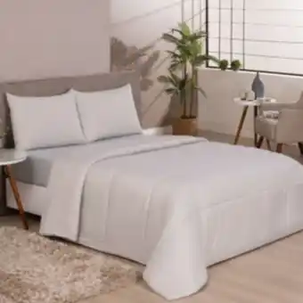 Vest Casa Kit edredom queen 4 peças col. colors cinza cromio vestcasa oferta