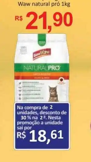 Supermercados Savegnago Waw natural pró oferta