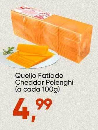 Imec Supermercados Queijo fatiado cheddar polenghi oferta