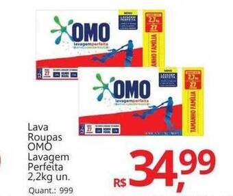 Supermercados Koch Lava roupas omo lavagem perfeita oferta