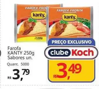 Supermercados Koch Farofa kanty sabores oferta