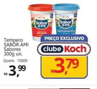 Supermercados Koch Tempero sabor ami sabores oferta