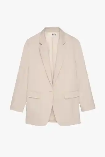 Blazer acetinado kaia x zara