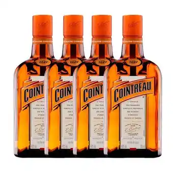 Pão de Açúcar Kit 4 garrafas licor cointreau 700ml oferta