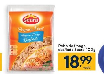 Coop Peito de Frango Desfiado Seara 400g oferta