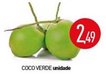 Calvo Atacadista Coco verde unidade oferta