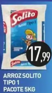 Calvo Atacadista Arroz Solito tipo 1 pacote 5kg oferta