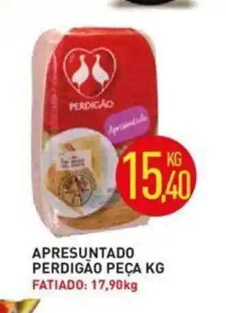 Calvo Atacadista Apresuntado Perdigao peca 1kg oferta