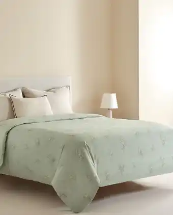 ZARA HOME Capa de edredão estampado minibouquet oferta