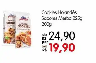 Cookies holandês sabores merba