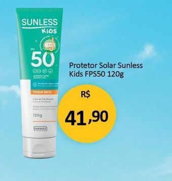 GBarbosa Protetor solar sunless kids fps50 120g oferta
