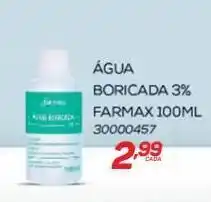 GBarbosa Água boricada 3% farmax 100ml oferta