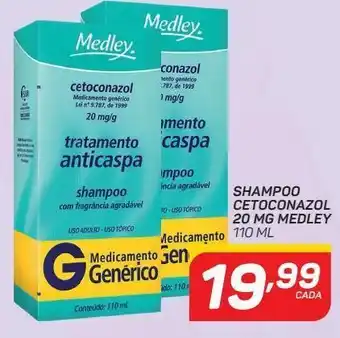 GBarbosa Shampoo cetoconazol 20mg medley 110ml oferta