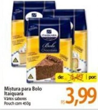 Atacadão Mistura para Bolo Itaiquata 450g oferta