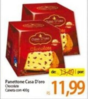 Atacadão Panettone casa D'oro 400g oferta