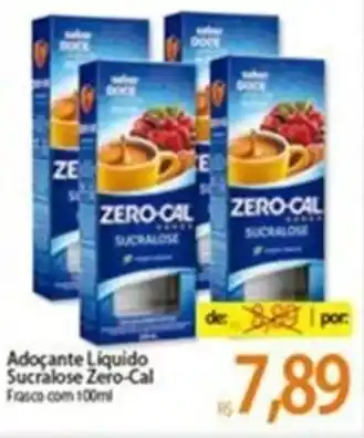 Adocante Liquido Sucralose Zero Cal 100ml
