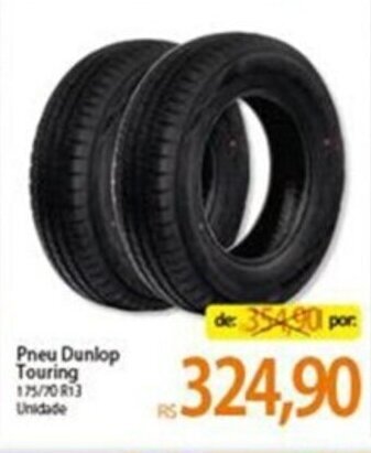 Atacadão Pneu Dunlop Touring oferta